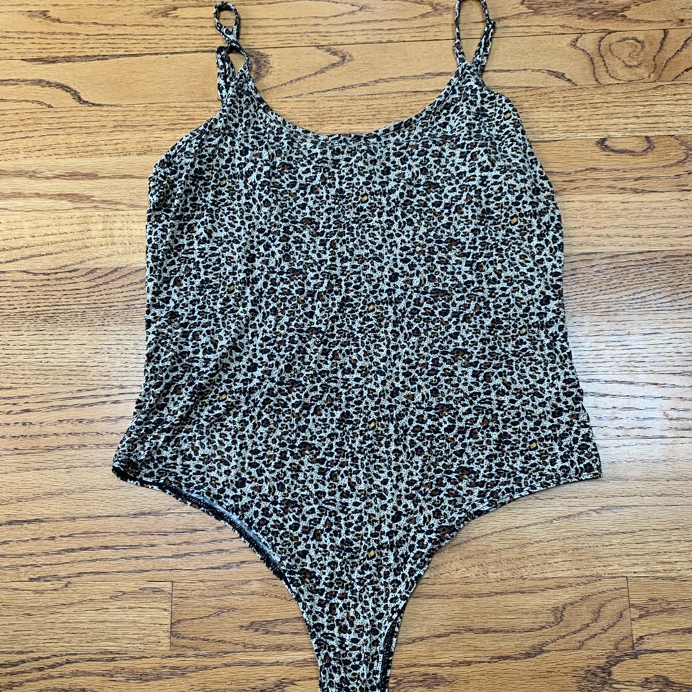 Cheetah print bodysuit womens